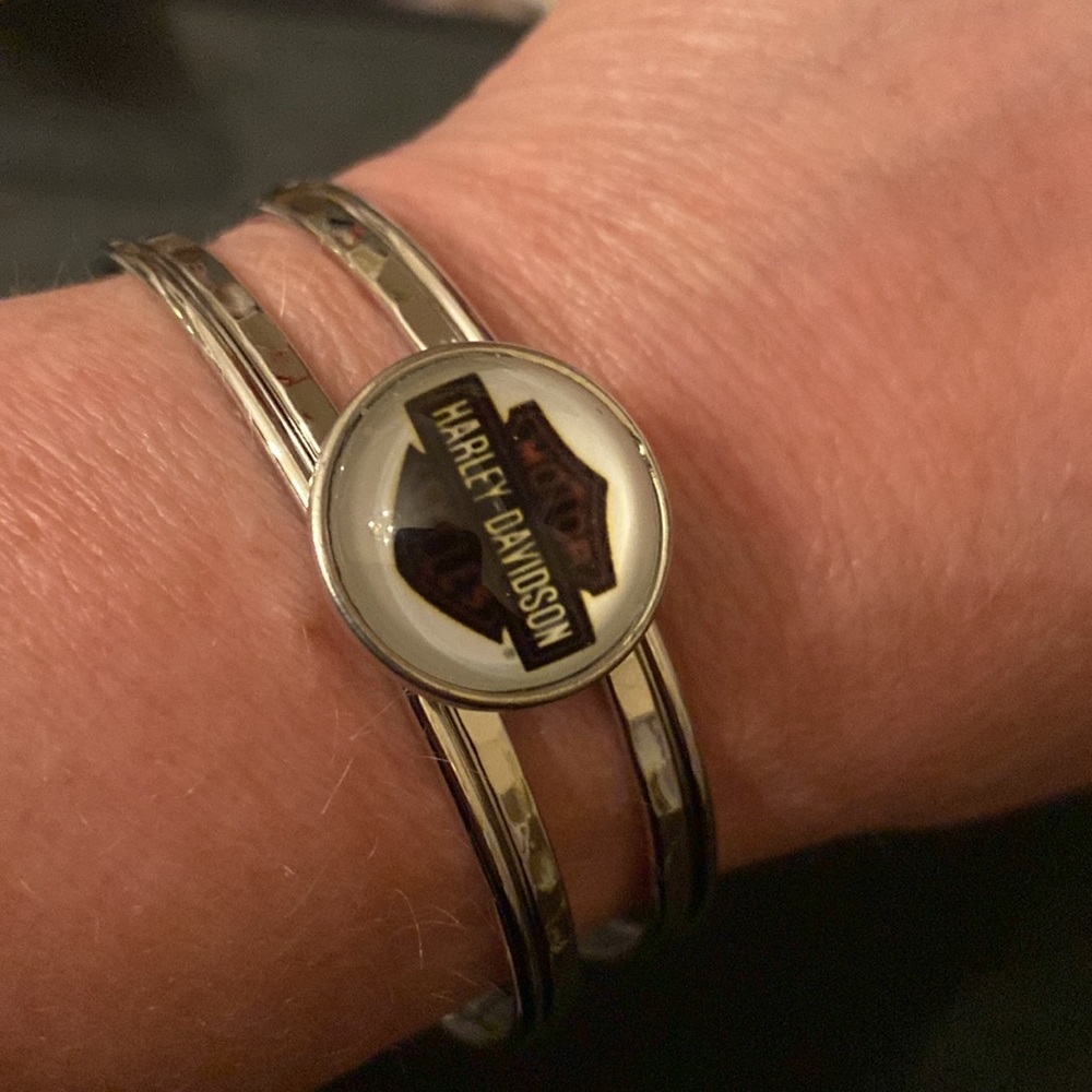 - Harley Snap Button Bracelet Cuff